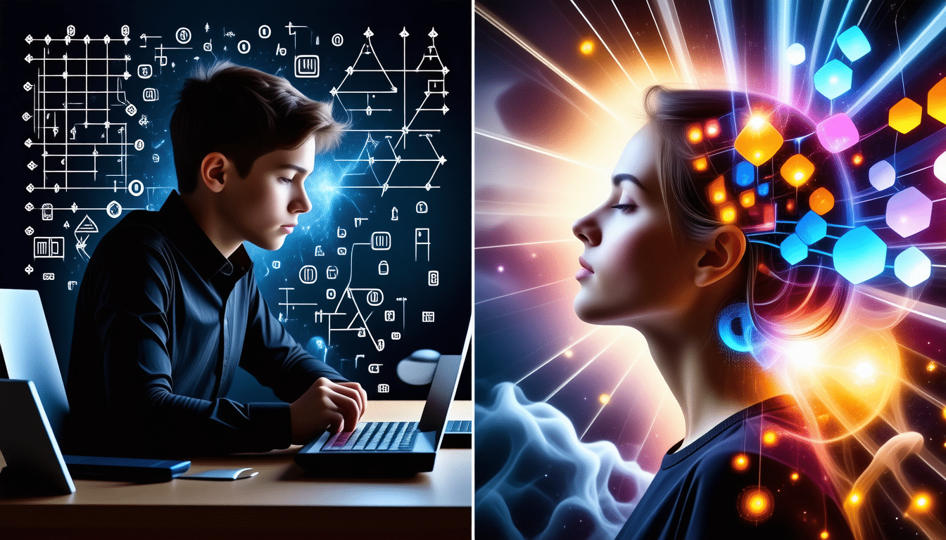 descoperă diferențele esențiale dintre gândirea logică și cea intuitivă și cum să le folosești pentru a lua decizii mai bune în viața de zi cu zi.