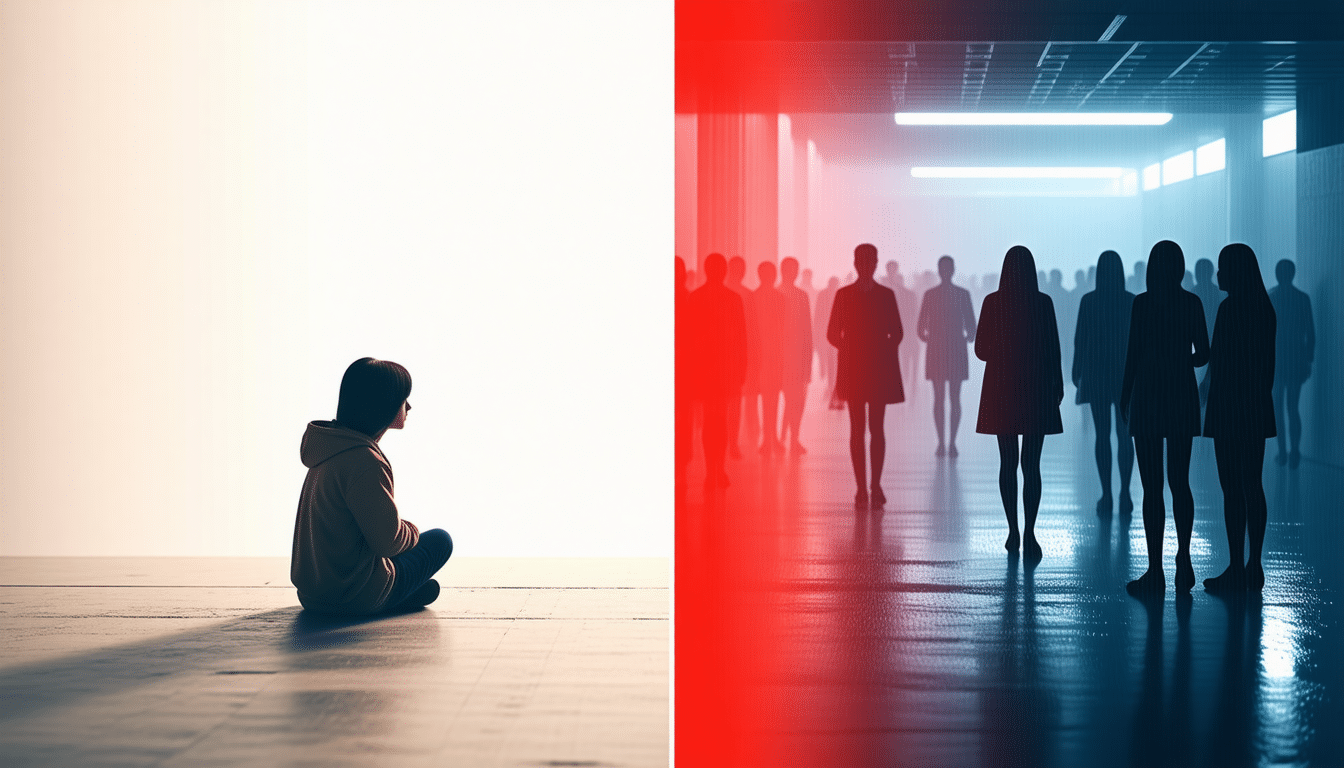 aflați diferența dintre singurătate și izolare socială explicată din punct de vedere psihologic, pentru a înțelege mai bine impactul lor asupra sănătății mentale.